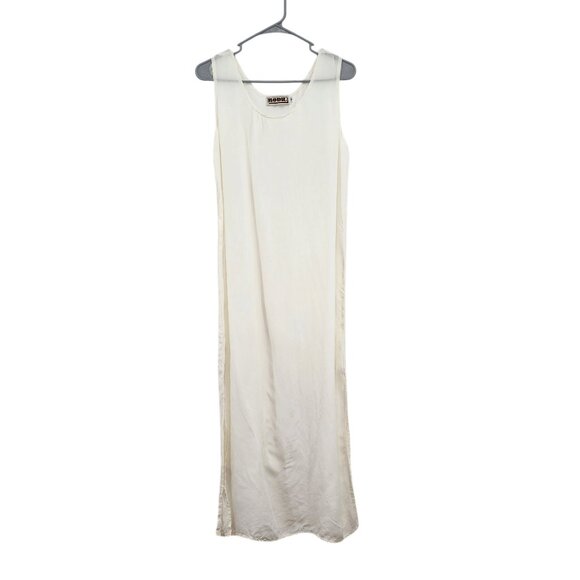 Bodil Women's 100% Bemberg Rayon Lightweight Sleeveless Midi Dress - M